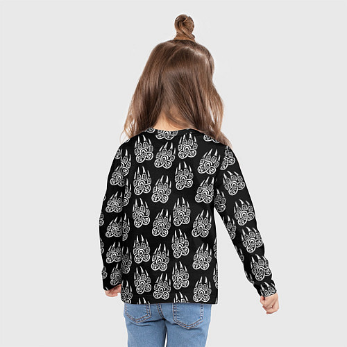 Детский лонгслив Doom хищник леса / 3D-принт – фото 6