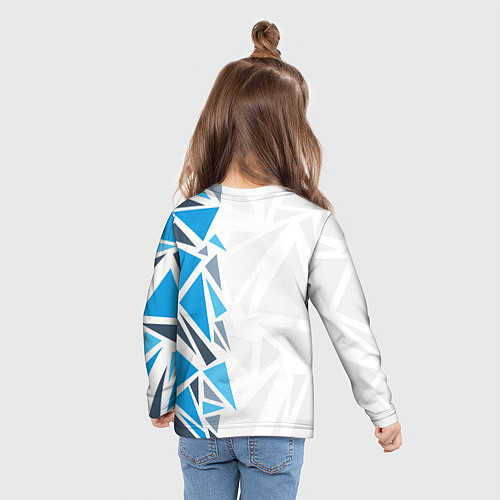 Детский лонгслив Субару - фрагменты / 3D-принт – фото 6