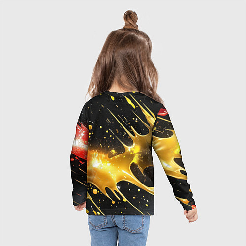 Детский лонгслив Саша не следует правилам - Саша их устанавливает / 3D-принт – фото 6