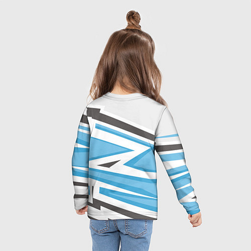 Детский лонгслив Если Саня опоздал значит так надо / 3D-принт – фото 6