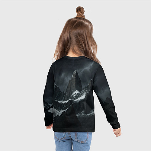 Детский лонгслив Саня за своих горой / 3D-принт – фото 6