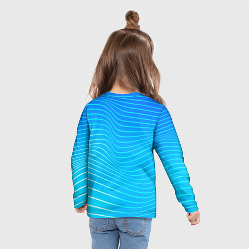 Детский лонгслив Никто не идеален кроме Саши / 3D-принт – фото 6