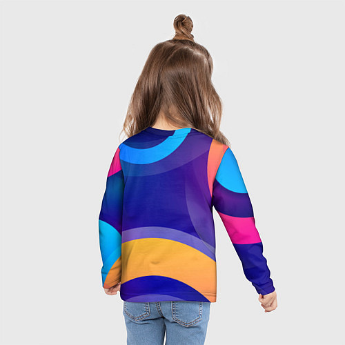 Детский лонгслив Саня не король - Саня круче / 3D-принт – фото 6