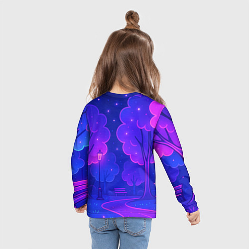 Детский лонгслив Цыпленок в очках читает книжку / 3D-принт – фото 6