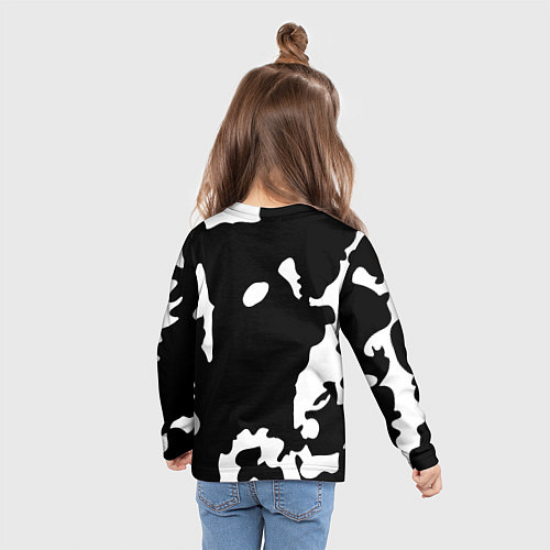 Детский лонгслив Арсенал камуфляжные краски / 3D-принт – фото 6