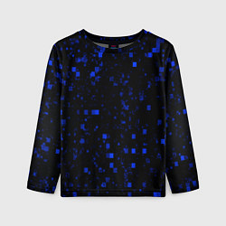 Лонгслив детский Color blue khaki, цвет: 3D-принт