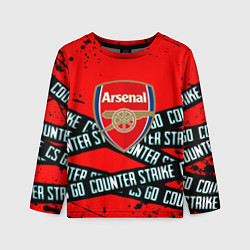 Лонгслив детский Arsenal x counter strike game, цвет: 3D-принт