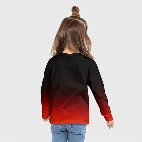 Детский лонгслив Пародия - Криминальное чтиво с мопсами / 3D-принт – фото 6