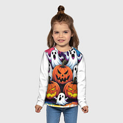 Лонгслив детский Happy Halloween 25, цвет: 3D-принт — фото 2