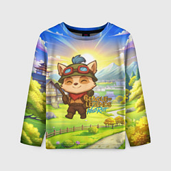 Лонгслив детский League of legends Тимо, цвет: 3D-принт