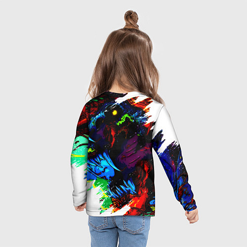 Детский лонгслив Arsenal monster / 3D-принт – фото 6