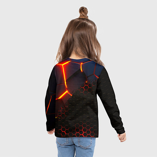 Детский лонгслив Monster energy броня краски / 3D-принт – фото 6