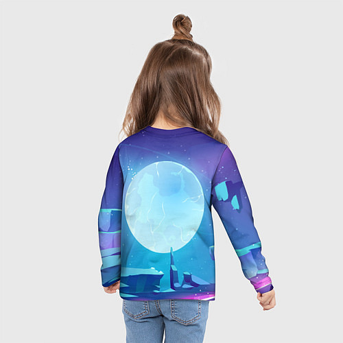 Детский лонгслив Рейвен Fortnite / 3D-принт – фото 6