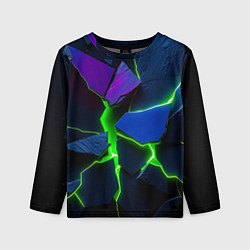 Лонгслив детский Neon tile, цвет: 3D-принт