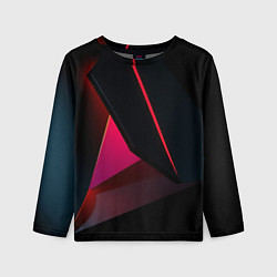 Лонгслив детский Geometric shapes, цвет: 3D-принт