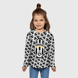 Лонгслив детский Ювентус хвост феи лого аниме, цвет: 3D-принт — фото 2