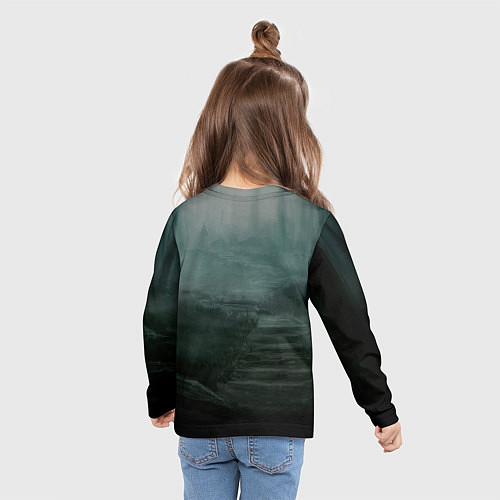 Детский лонгслив Франкенштейн свинья невеста / 3D-принт – фото 6