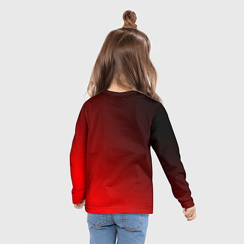 Детский лонгслив Black Sabbath летучие мыши / 3D-принт – фото 6