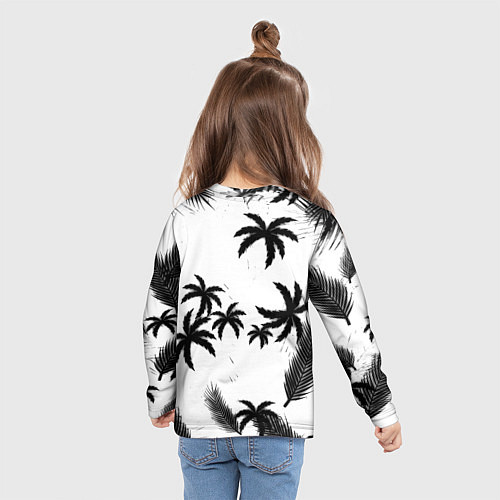 Детский лонгслив Бавария Мюнхен тропики / 3D-принт – фото 6