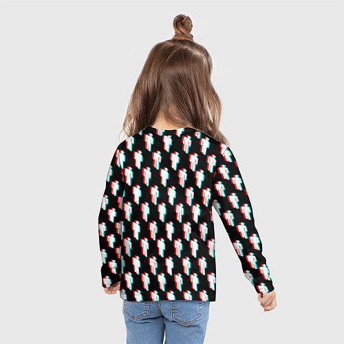 Детский лонгслив Бавария Мюнхен люди / 3D-принт – фото 6