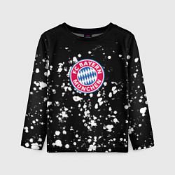 Лонгслив детский Бавария Мюнхен краски, цвет: 3D-принт