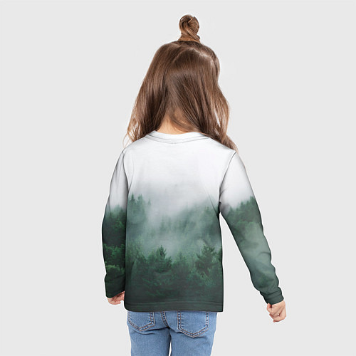 Детский лонгслив Twilight forest / 3D-принт – фото 6