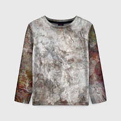 Лонгслив детский Абстракция - gray limestone, цвет: 3D-принт