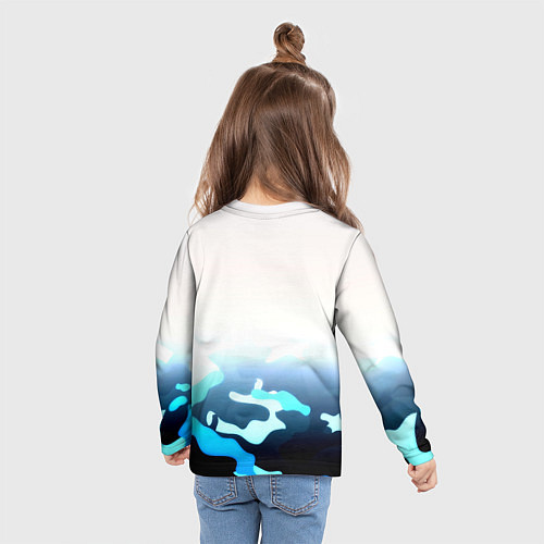 Детский лонгслив Бавария Мюнхен камуфляж / 3D-принт – фото 6