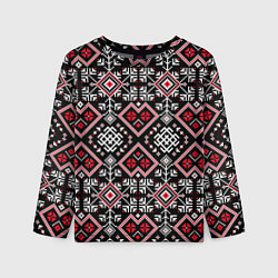 Детский лонгслив Славянский орнамент обережный