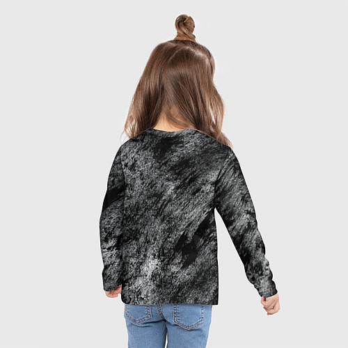 Детский лонгслив Не буди лихо пока оно тихо - медведь русич / 3D-принт – фото 6