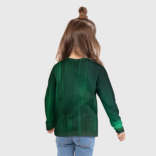 Детский лонгслив Хакер лошадь / 3D-принт – фото 6