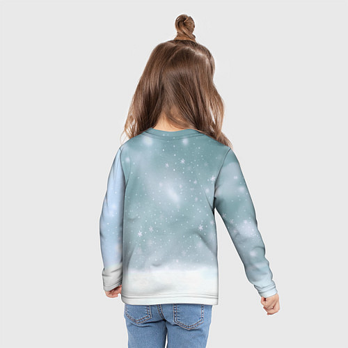 Детский лонгслив Милый конек / 3D-принт – фото 6