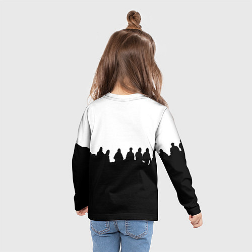 Детский лонгслив Ювентус команды / 3D-принт – фото 6