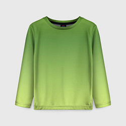 Детский лонгслив Color green yellow