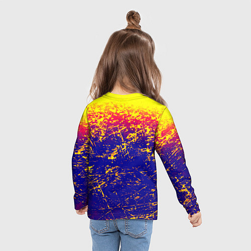 Детский лонгслив Borussia краски / 3D-принт – фото 6