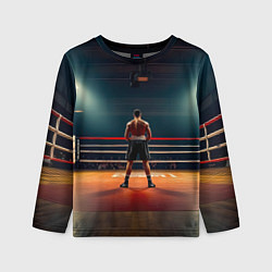Лонгслив детский Чемпион на ринге, цвет: 3D-принт
