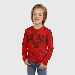 Лонгслив детский NBA Bulls, цвет: 3D-принт — фото 2