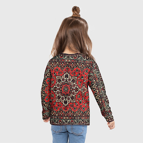 Детский лонгслив Пыльный ковёр / 3D-принт – фото 6