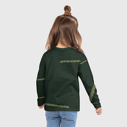 Детский лонгслив Зебра-коллаж / 3D-принт – фото 6