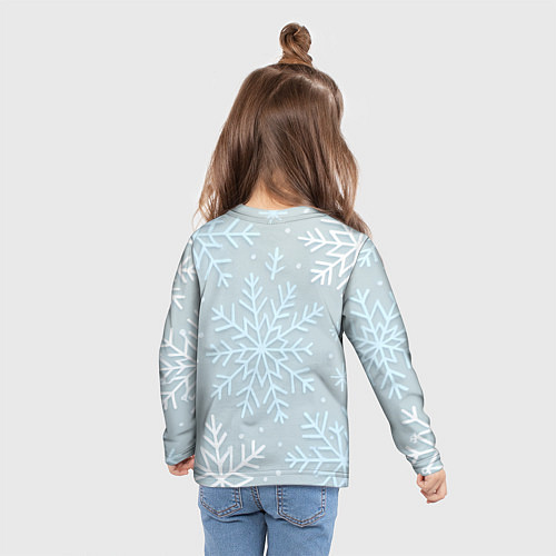 Детский лонгслив С Новым конским годом - новогодний микс / 3D-принт – фото 6