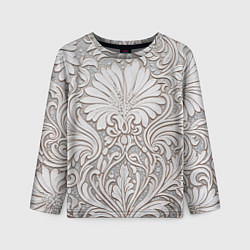Детский лонгслив Вензельные цветы