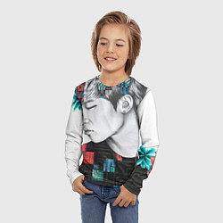 Лонгслив детский Big Bang Geometry, цвет: 3D-принт — фото 2