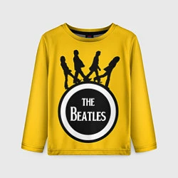 Лонгслив детский The Beatles: Yellow Vinyl, цвет: 3D-принт