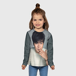 Лонгслив детский Lee Min Ho, цвет: 3D-принт — фото 2