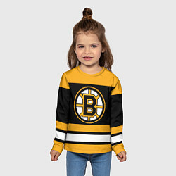 Лонгслив детский Boston Bruins, цвет: 3D-принт — фото 2