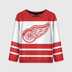 Лонгслив детский Detroit Red Wings, цвет: 3D-принт