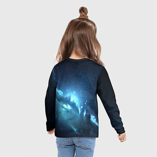 Детский лонгслив Atlantis Nebula / 3D-принт – фото 6