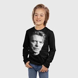 Лонгслив детский David Bowie: Black Face, цвет: 3D-принт — фото 2