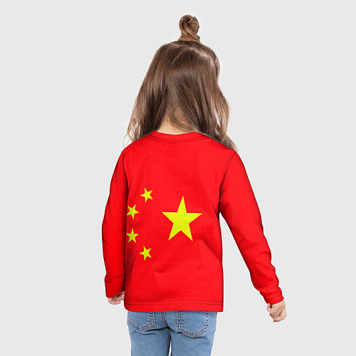 Детский лонгслив Китай / 3D-принт – фото 6