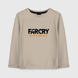Лонгслив хлопковый детский Far Cry: Primal Logo, цвет: миндальный